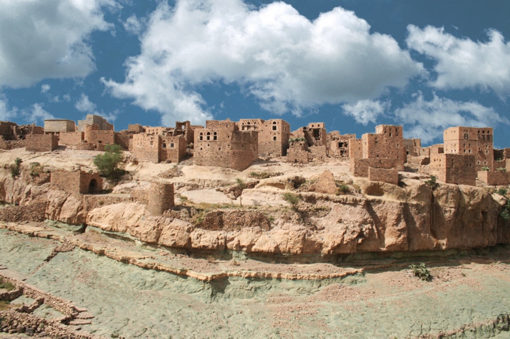 Bayt Bos ruins, south of Sanaa, Yemen