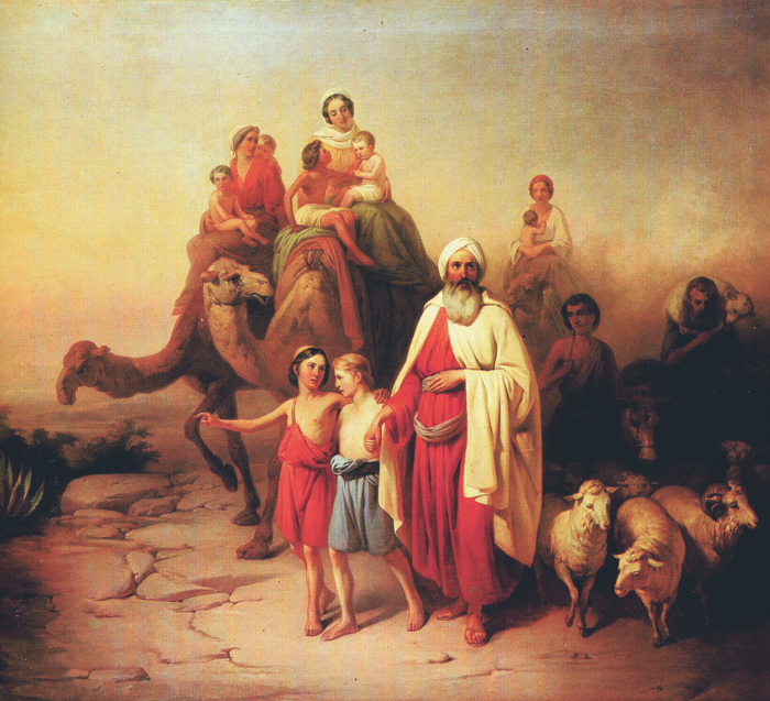 Abram's Journey from Ur to Canaan (József Molnár, 1850)-1 - Copy- resized